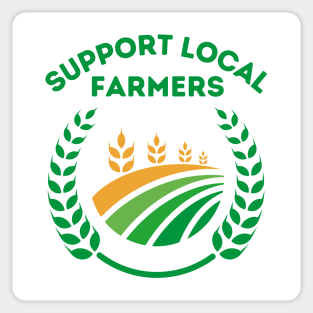 Support Local Farmers Sticker